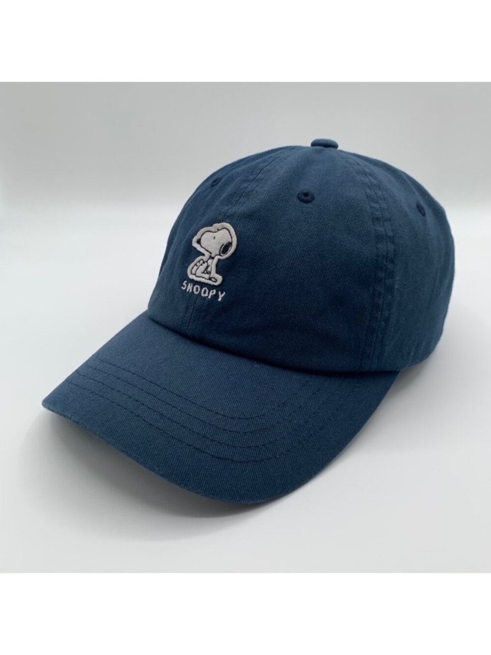 Snoopy Peanuts Unisex Navy Blue Relaxed Fit Strapback Hat